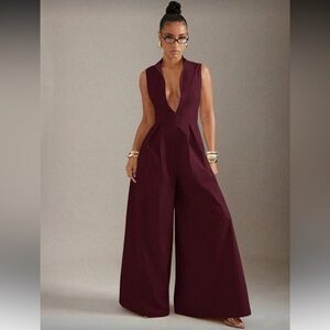 NEW - Elegant Burgundy‎ Jumpsuit
